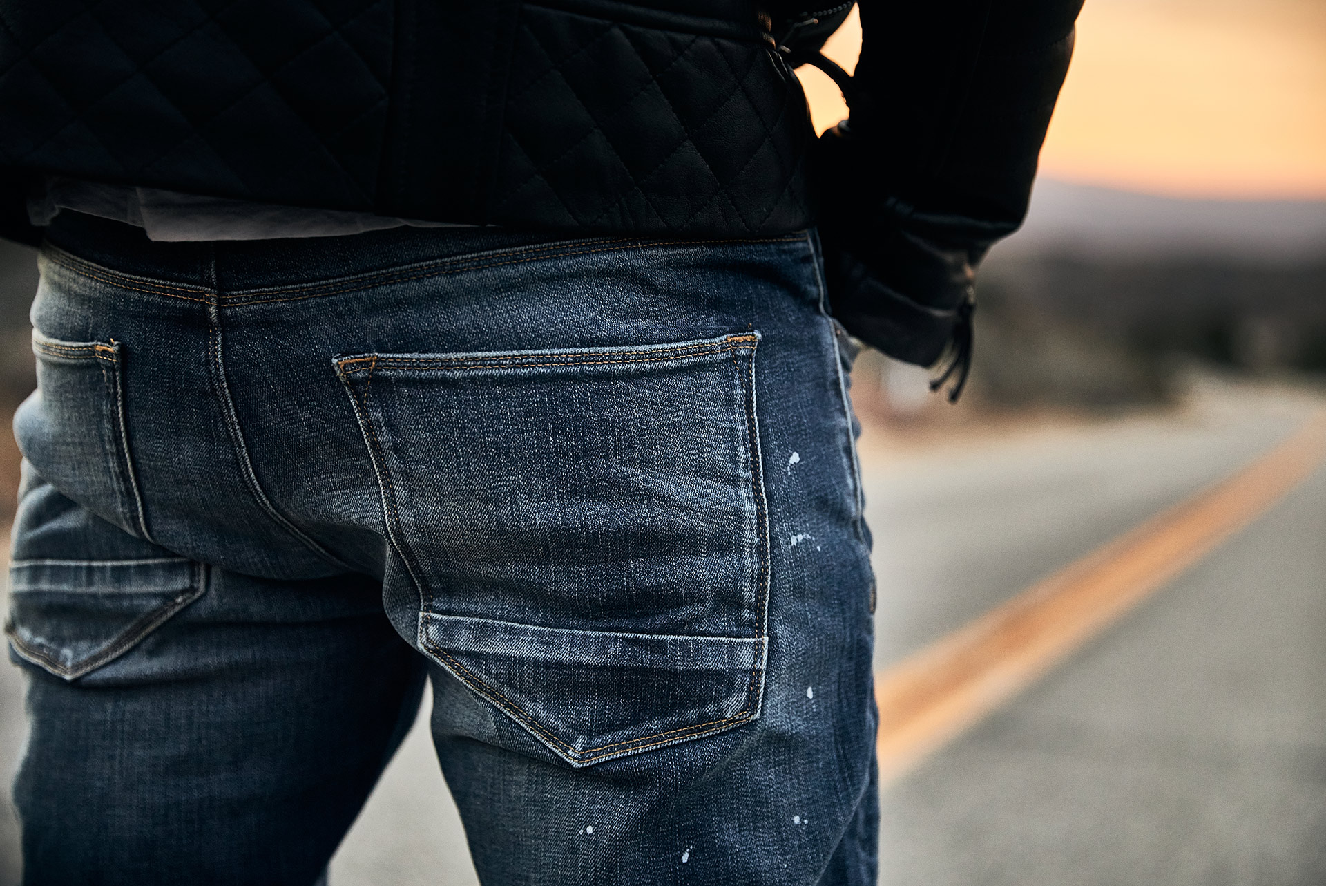 Denim Jeans Closeup for DMS Men Fashion